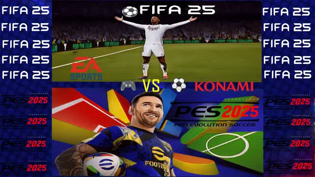 Capture 1 – FIFA vs PES 2025 ⚽🎮 EA SPORTS vs KONAMI