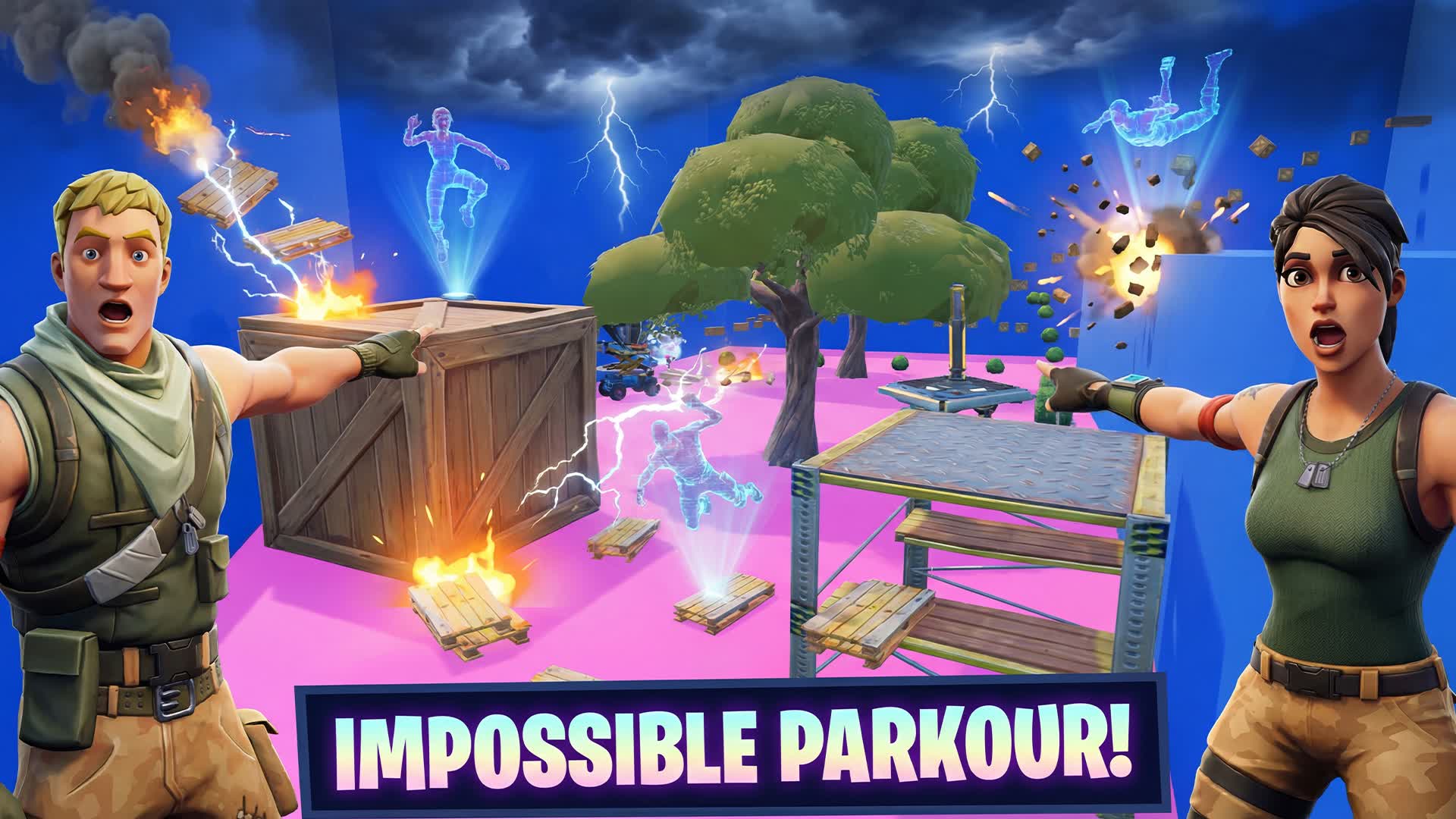 MEGA PARKOUR - EASY TO HARD !