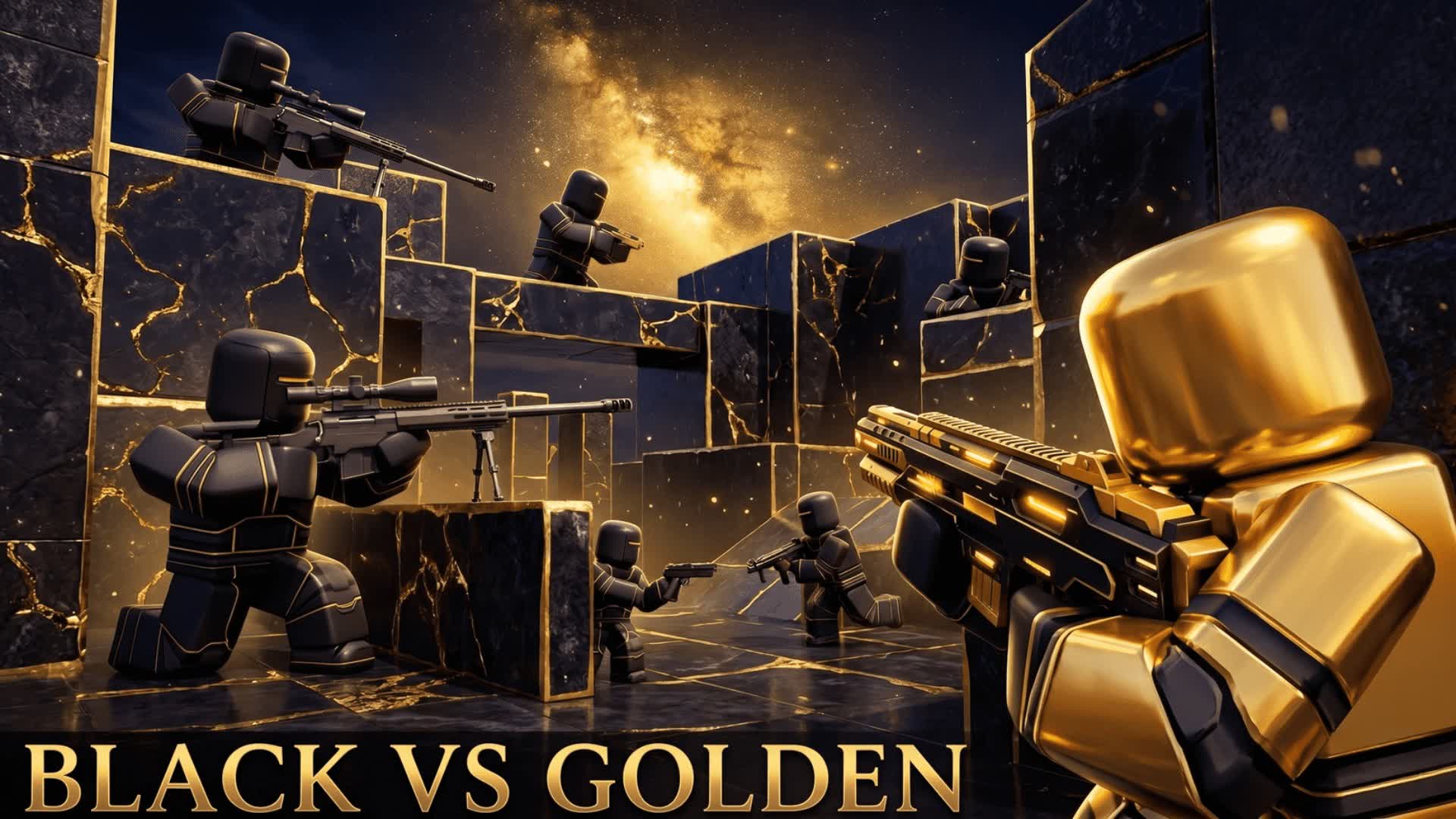 BLACK VS GOLDEN(⚫ VS 🟡)