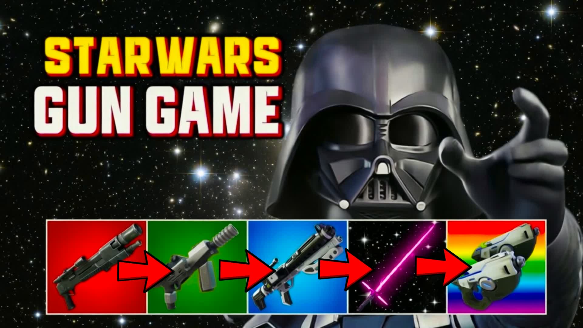 ONE SHOT🎯 GUN GAME-STARWARS⭐