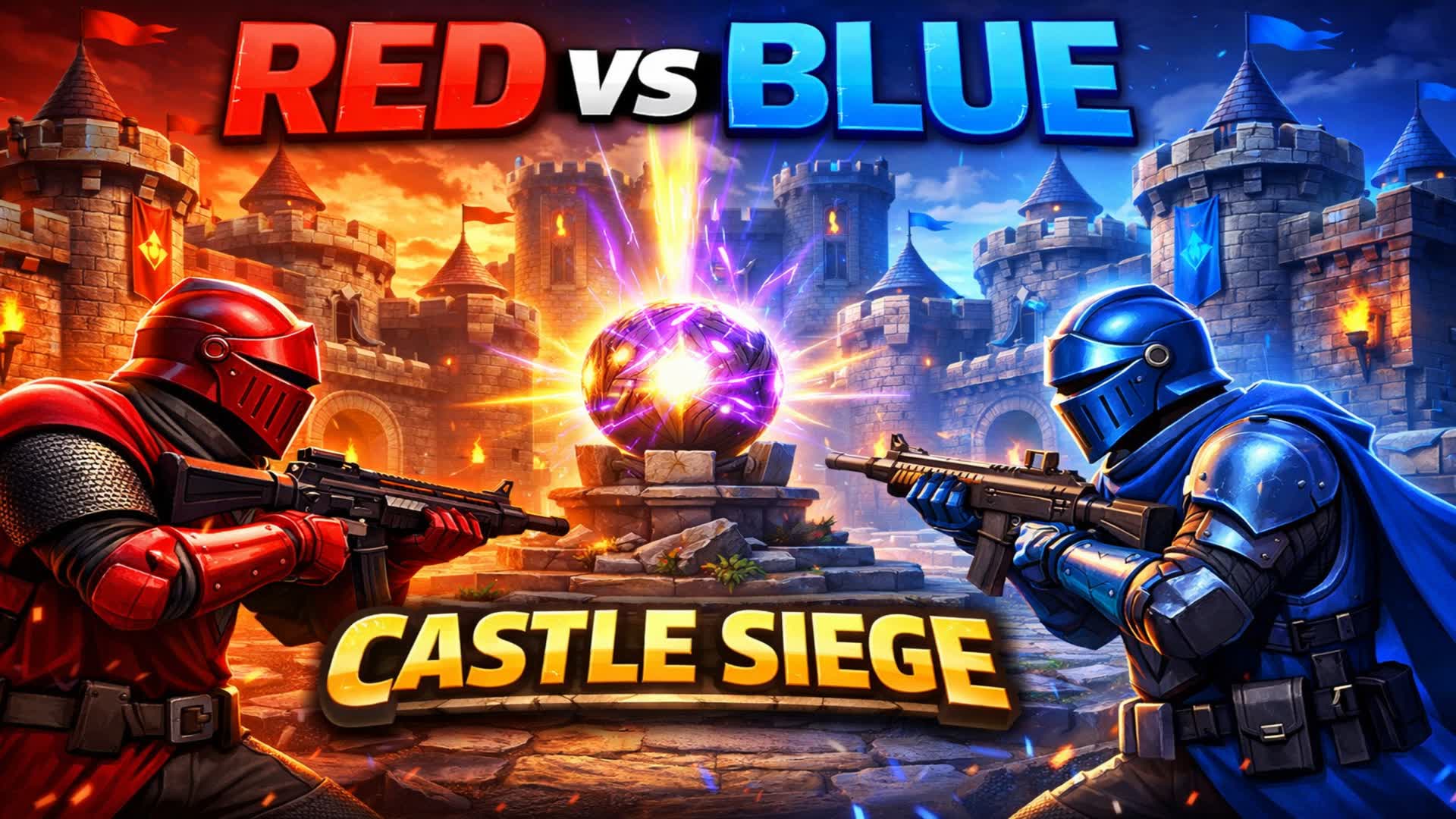 Red vs Blue Castle Siege