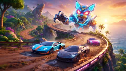 Turbo Cat Chaos Run 😺🏎️