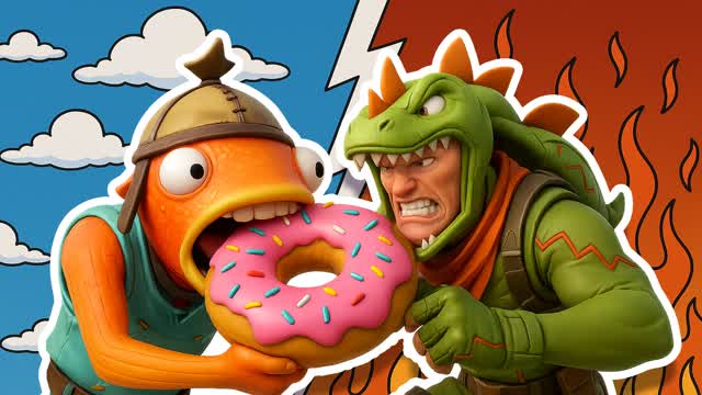 Simpsons Crazy RED VS BLUE 🔴🔵