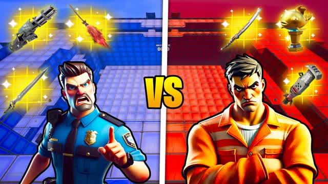 COPS AND ROBBERS RED VS BLUE