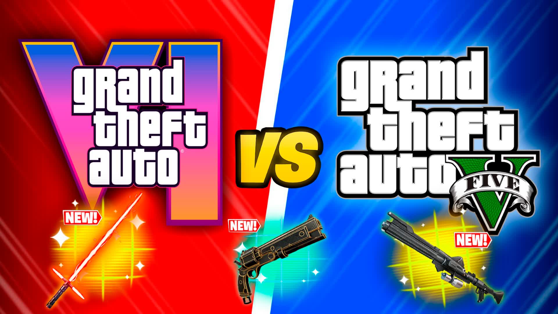 MEGA GTA 6 VS GTA 5 🔴🔵