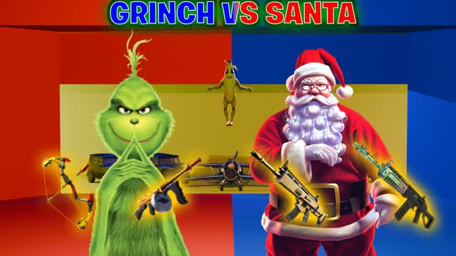 GRINCH vs SANTA 🟢🔴