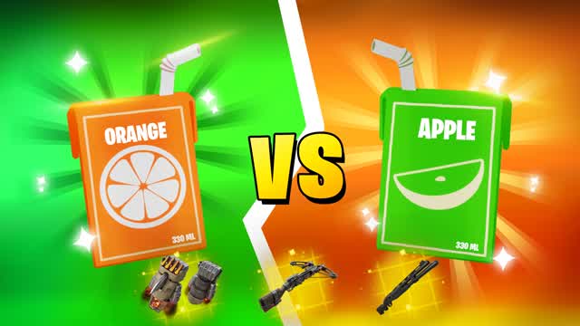 MEGA ORANGE VS APPLE 🍊🍎