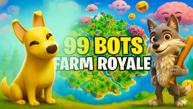 CRAZY 99 BOTS ⭐FFA⭐ (ALL GUNS CARS) 1V1