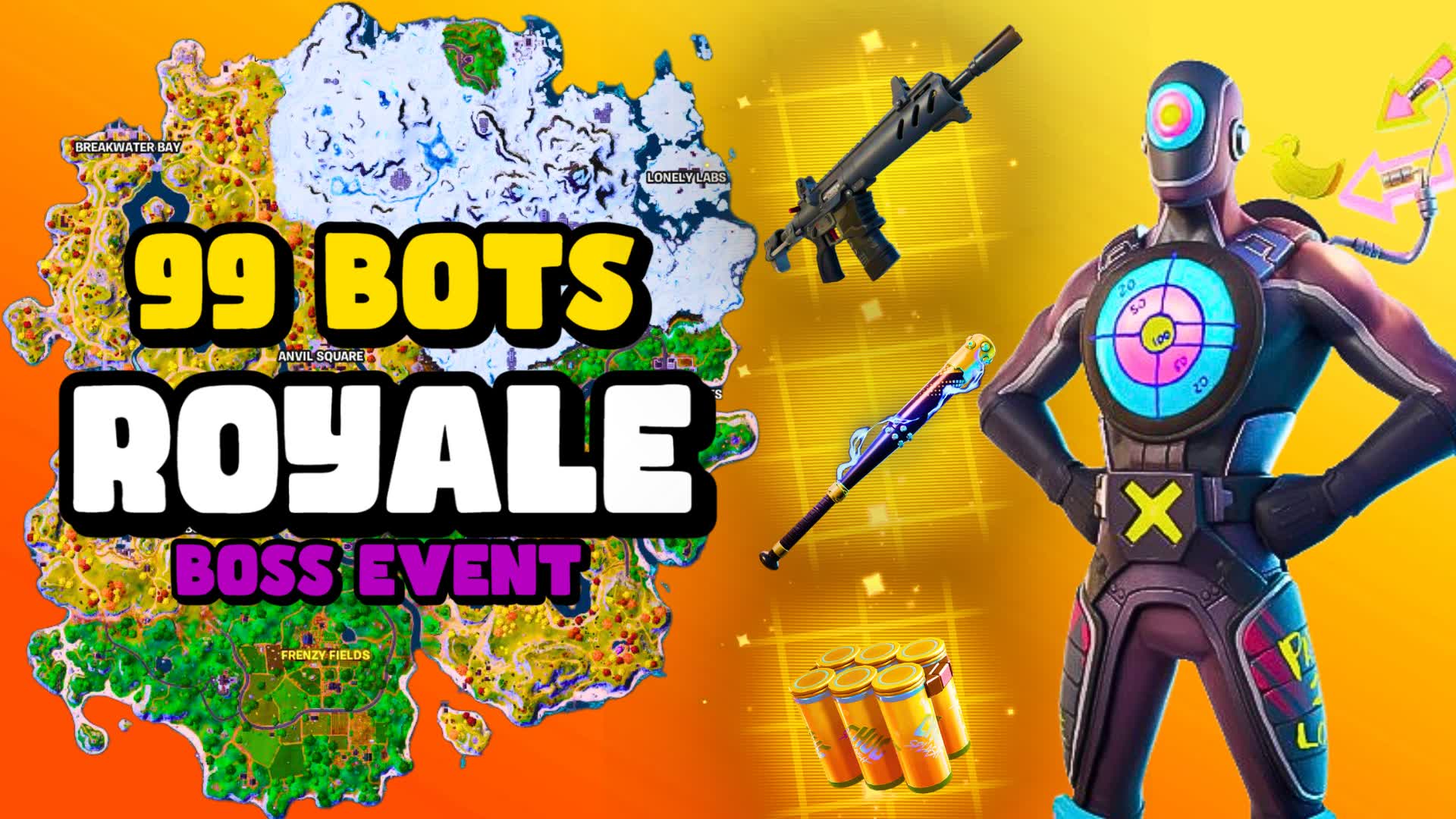 🔥 99 BOTS LOBBY 🔥 5791-6660-7294 by corgitonnerre85 - Fortnite Creative ...