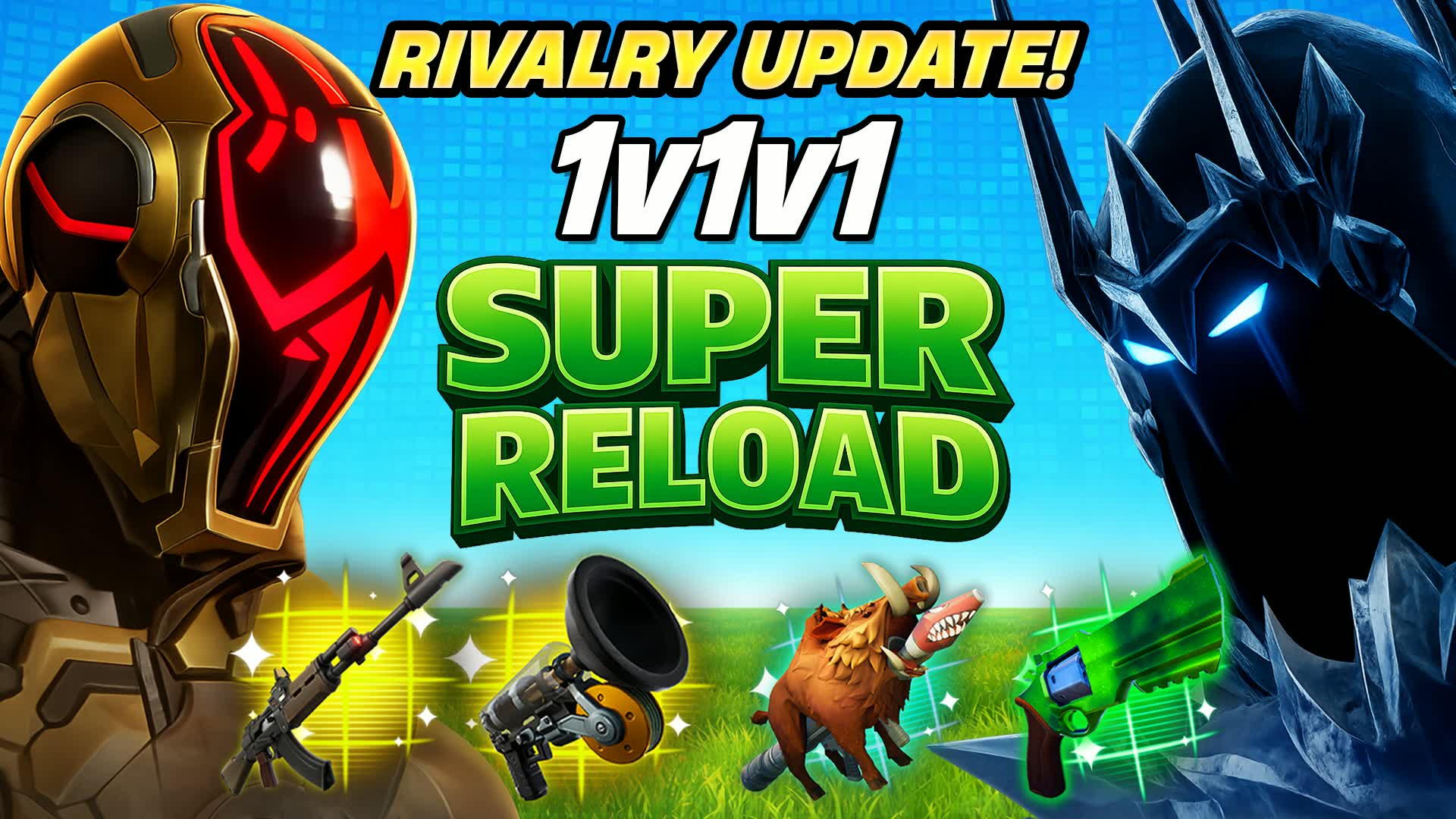 SUPER RELOAD - EVERY GUN 1v1v1 [RIVALRY]