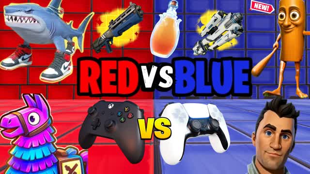 🔴RED VS BLUE MINI WAR🔵
