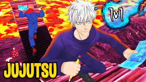 JUJUTSU 1V1 BUILD FIGHT (5 MAPS) 🔥