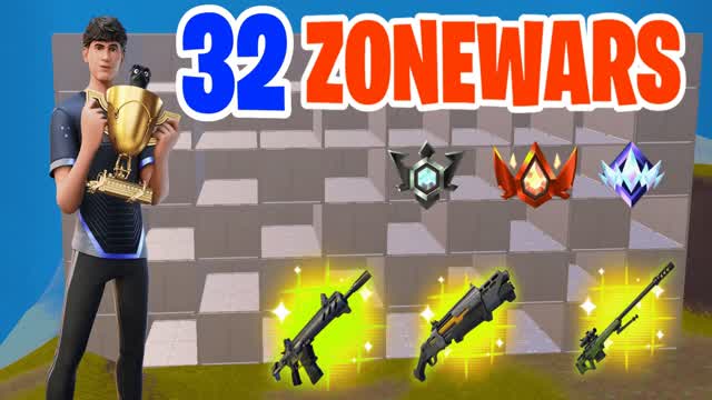 BUGHA 32 Zone Wars 🏆 [FFA]