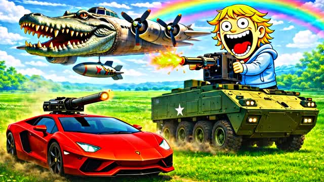 BRAINROT MILITARY ZOMBIE DRIVE ROAD FFA