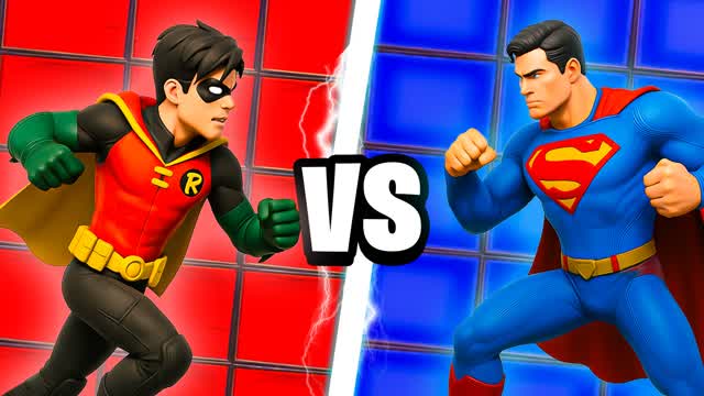 SUPER HEROES RED VS BLUE đŽđ”