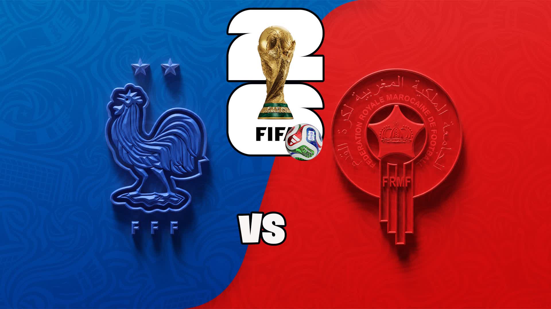 FRANCIA vs MARRUECOS 🌎⚽️ FIFA WORLD CUP