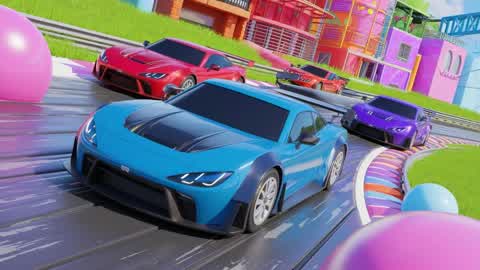 realistic car race