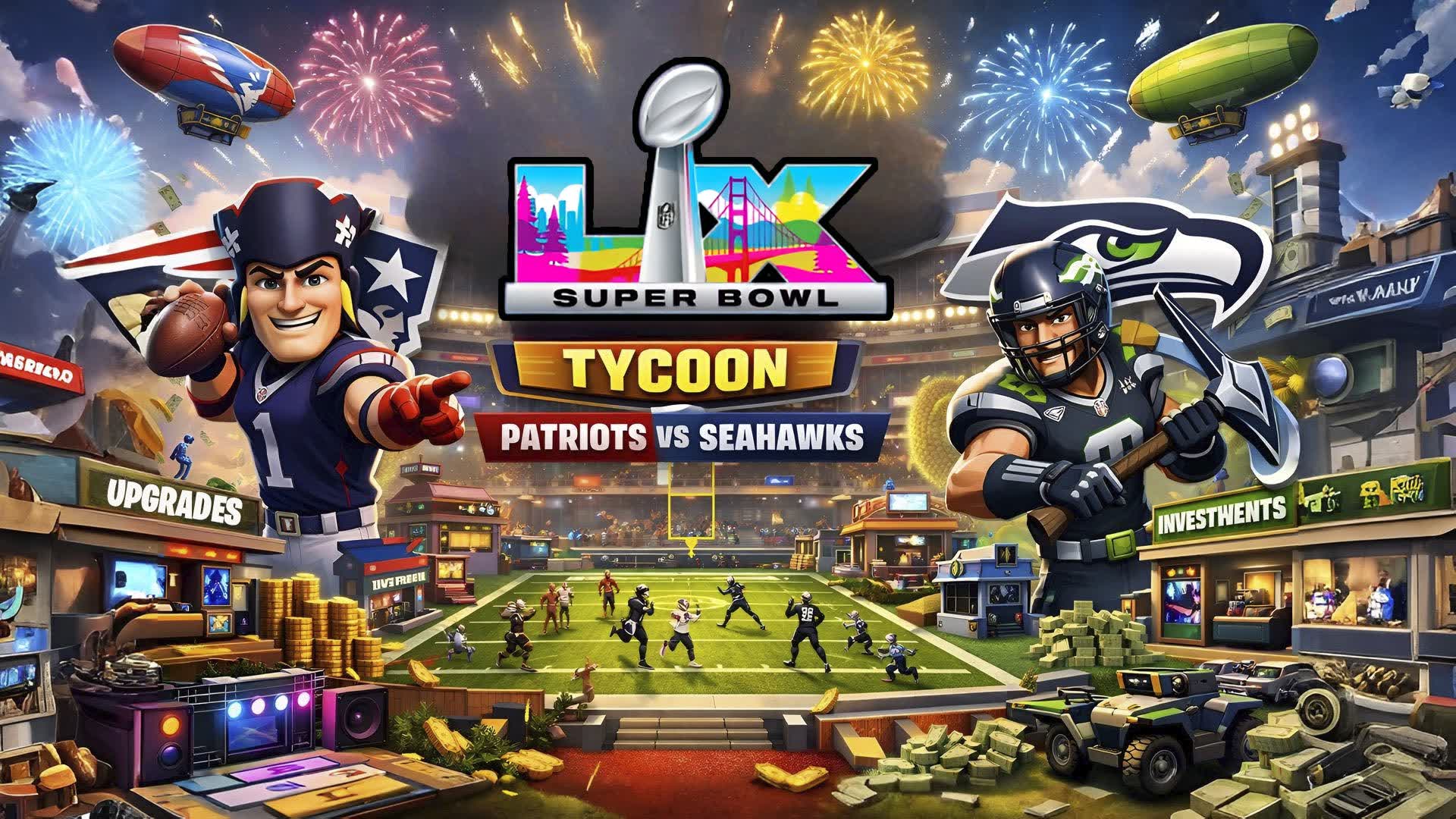 SUPER BOWL TYCOON NFL PATRIOTS SEAHAWKS