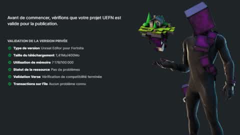 UEFN project valid for publication.