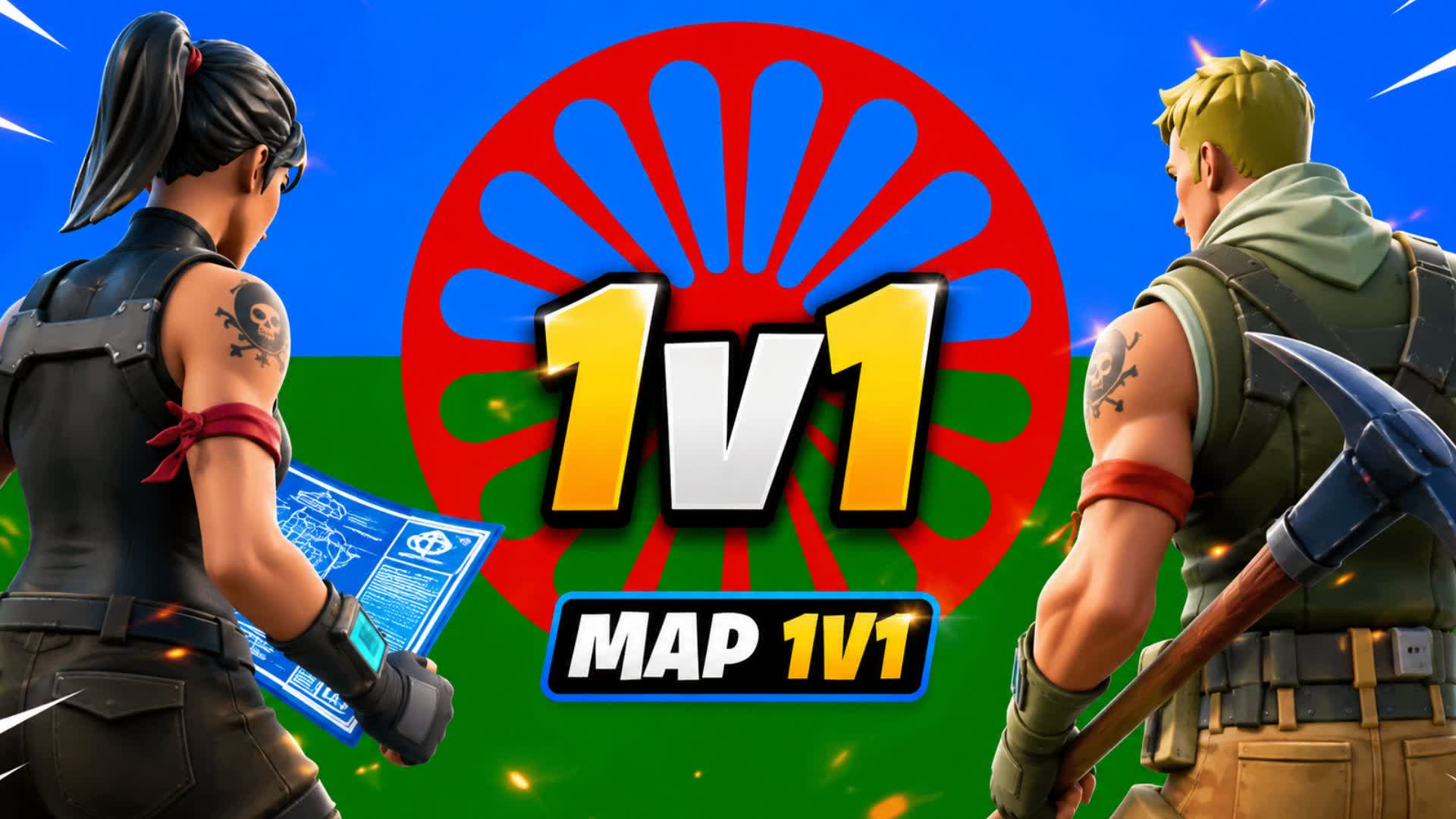 リタノス 1V1 マップ (ヒットバトル) ❤️💙💚