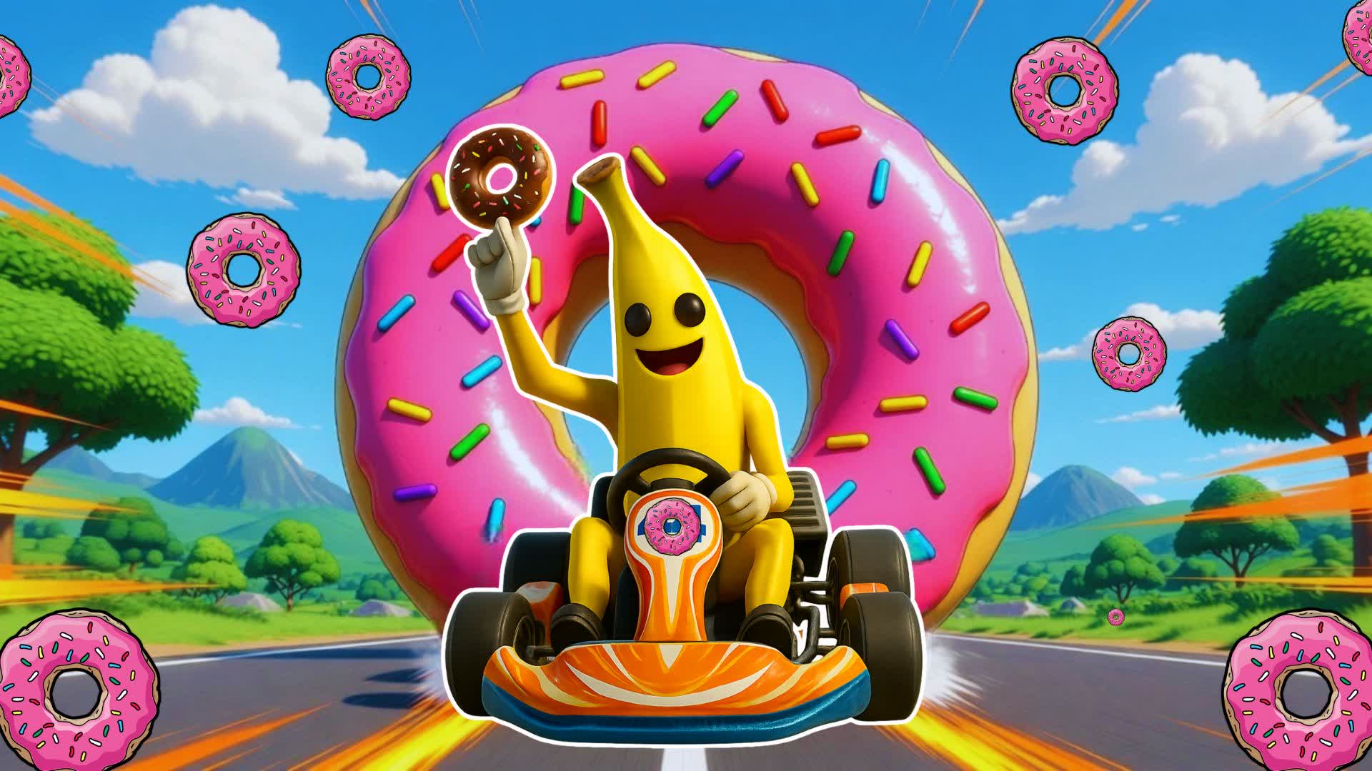 DONUT MEGA RAMP : A GOOD RACE
