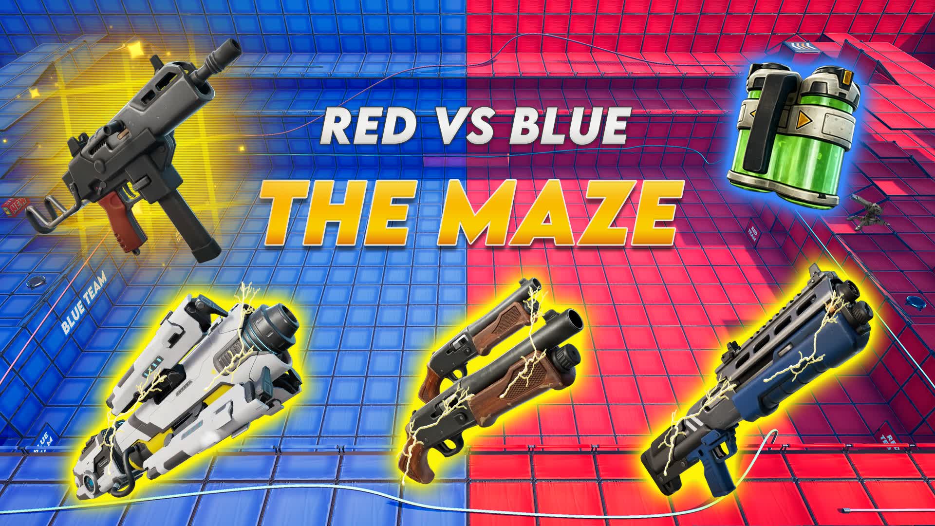 RED VS BLUE 🔴🔵 THE MAZE