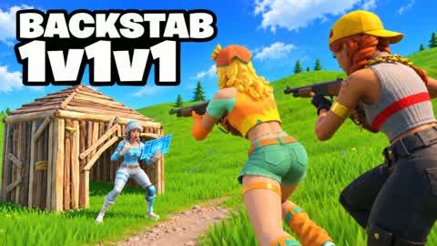 Backstab 1v1v1 - Solo FNCS Training
