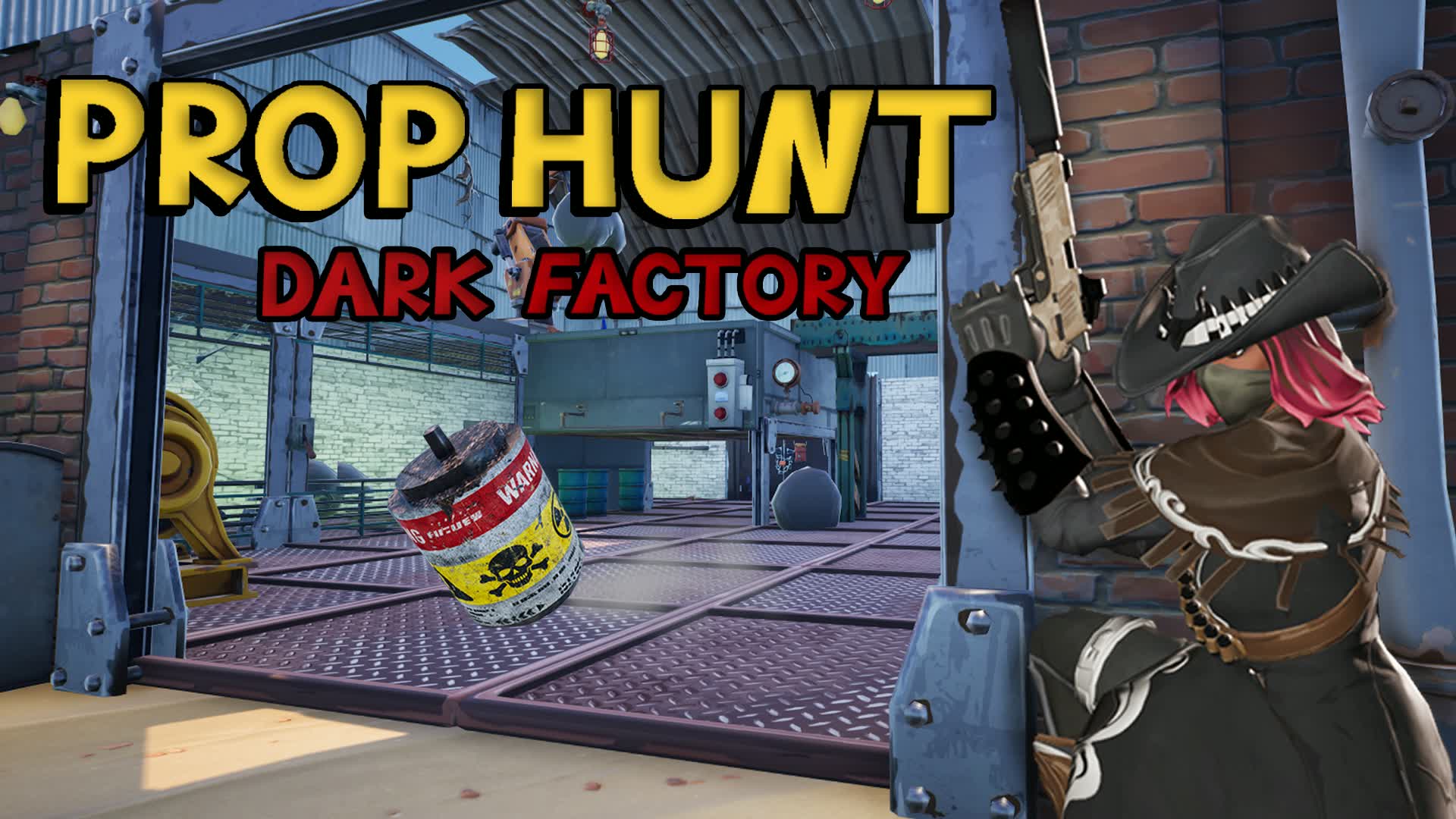 廃工場 小道具かくれんぼ Dark factory Prop hunt