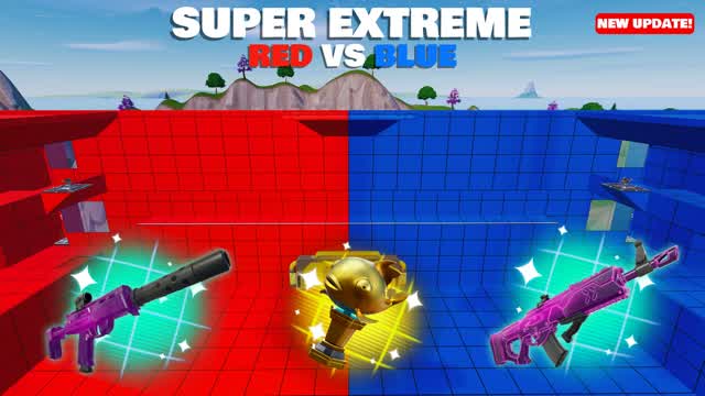 SUPER EXTREME RED VS BLUE🔴🔵