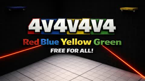 4v4v4v4 RGBY Teams XP Map free for all