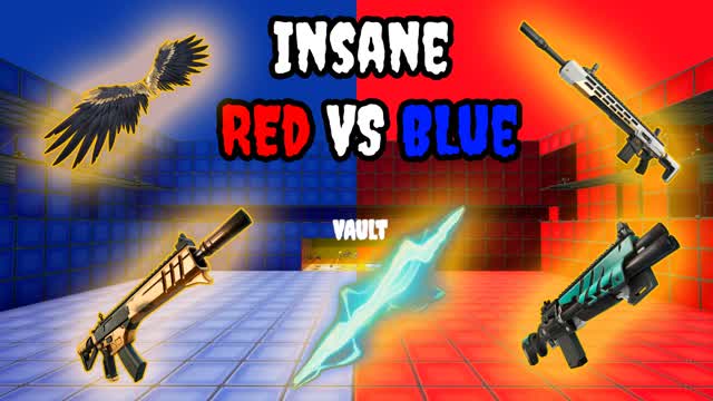 🔴🥵 INSANE RED VS BLUE 🥶🔵