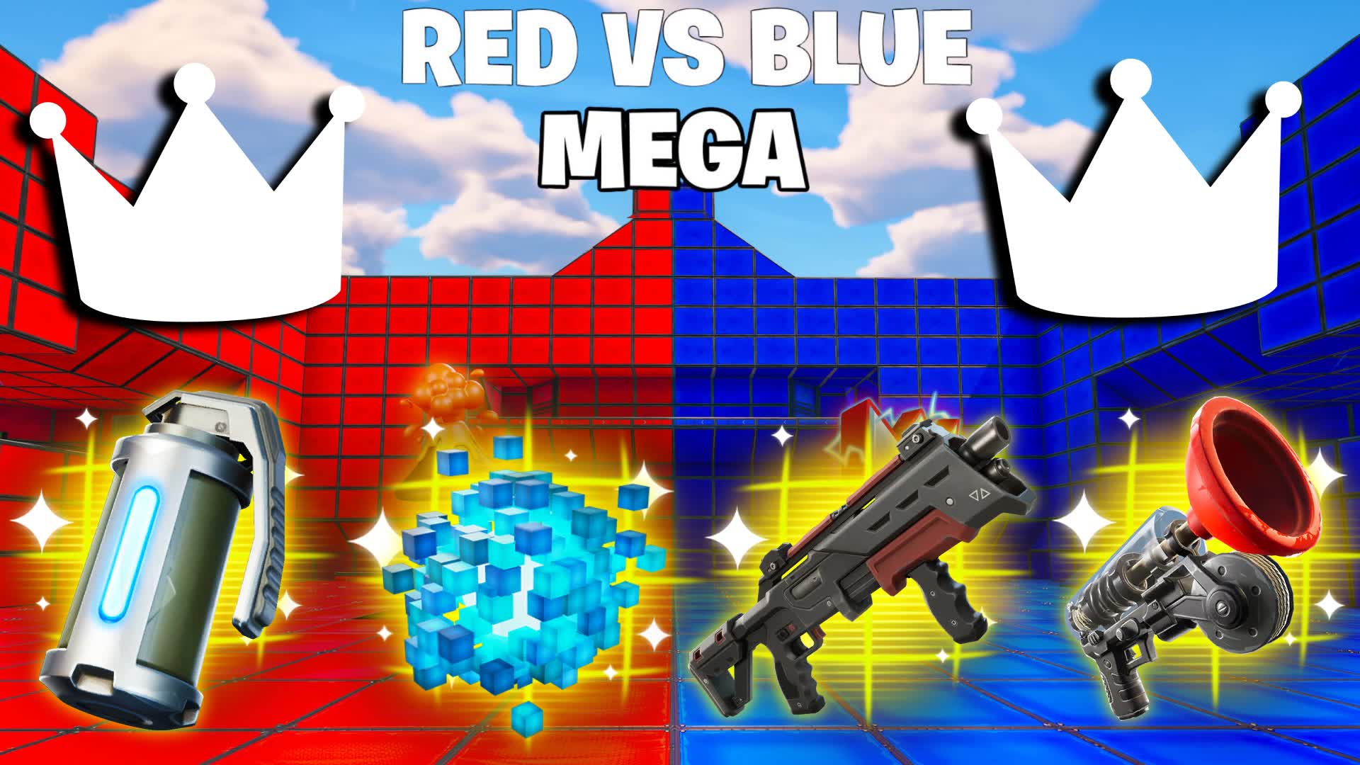 ALL GUNS NIGHT VS DAY RED VS BLUE π΄π΅
