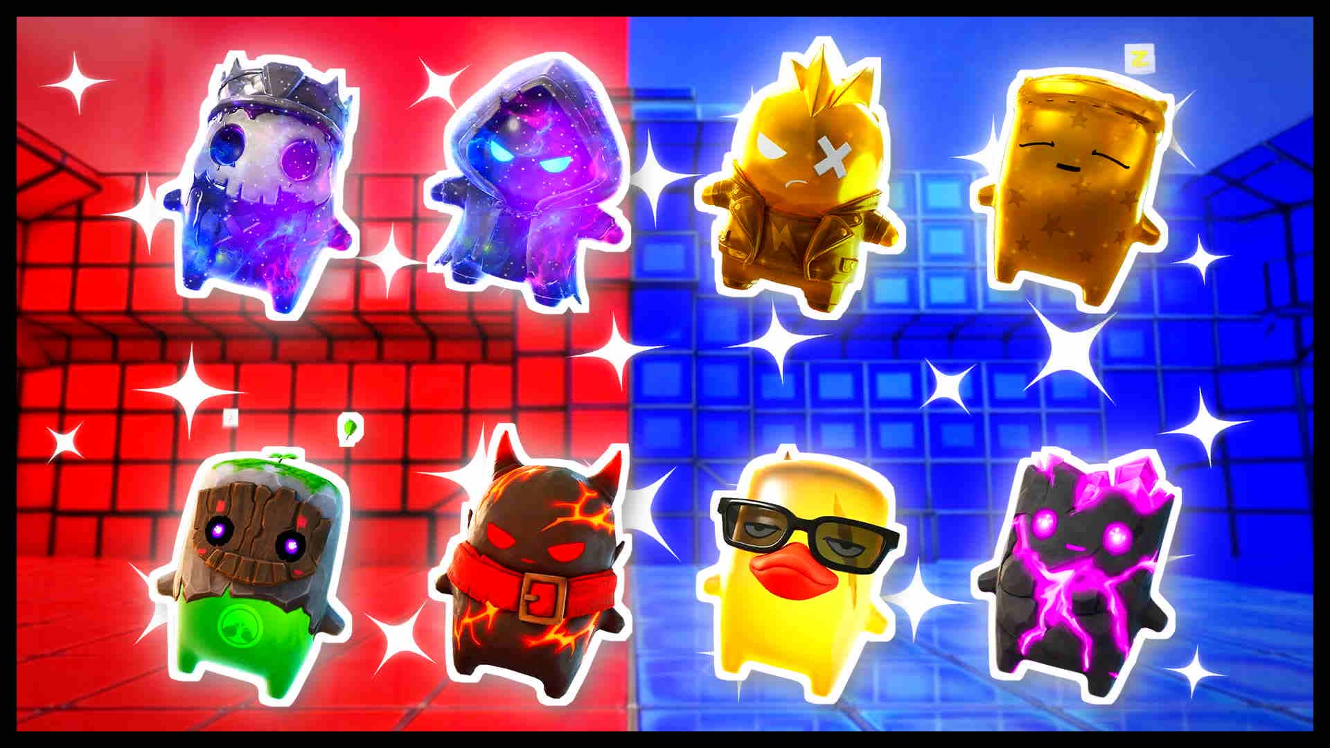 RED VS BLUE ROCKET GLEAM 🔴🔵