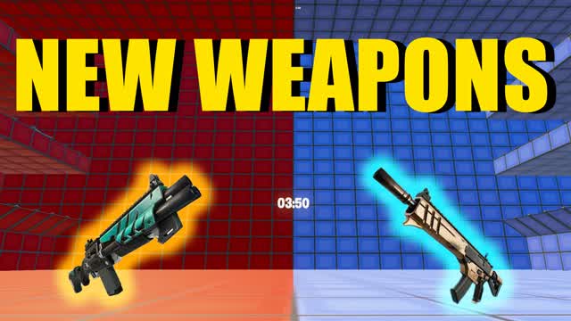 EPIC RED V BLUE NEW GUNS