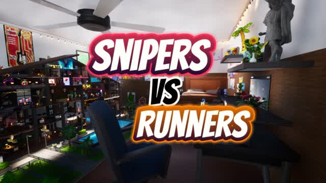 Doll House Dash Snipers VS Runners