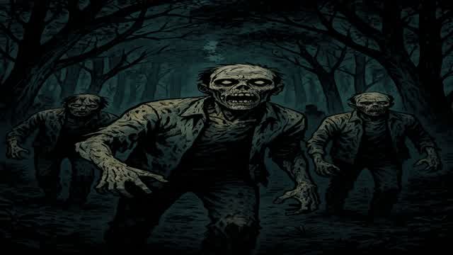 zombies-forest