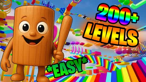 🌈FALL GUYS 200+ OBBY PARKOUR EASY🏆