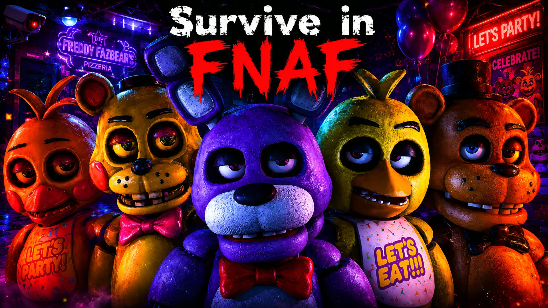 SURVIVE IN FNAF [HORROR]