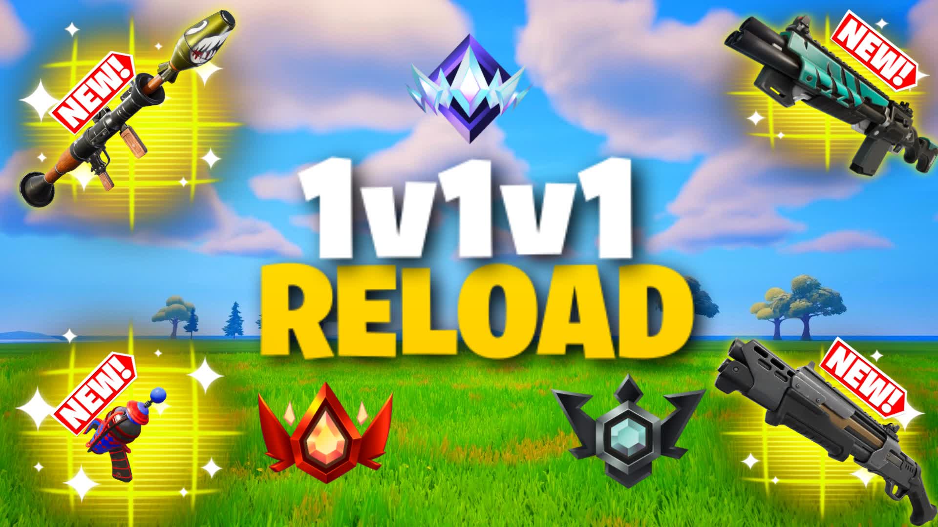 1v1v1 Reload Zero Build Realistics FFA