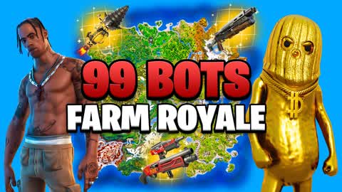 99 BOTS ROYALE [NEW CUSTOM MAP] 🔥