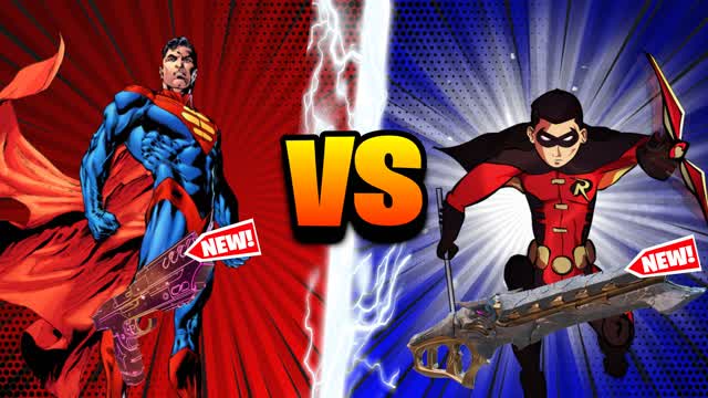 DC SUPERMAN BATTLE - RED VS BLUE 🔴🔵
