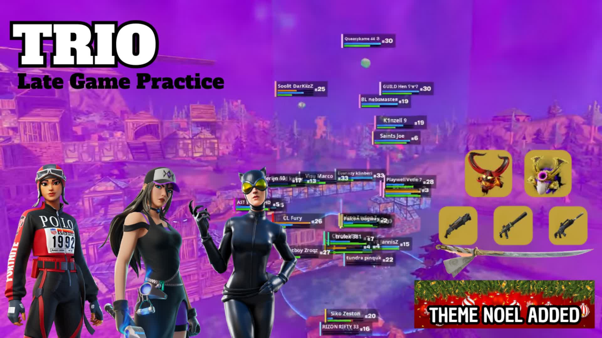 TRIO LATE GAME PRACTICE