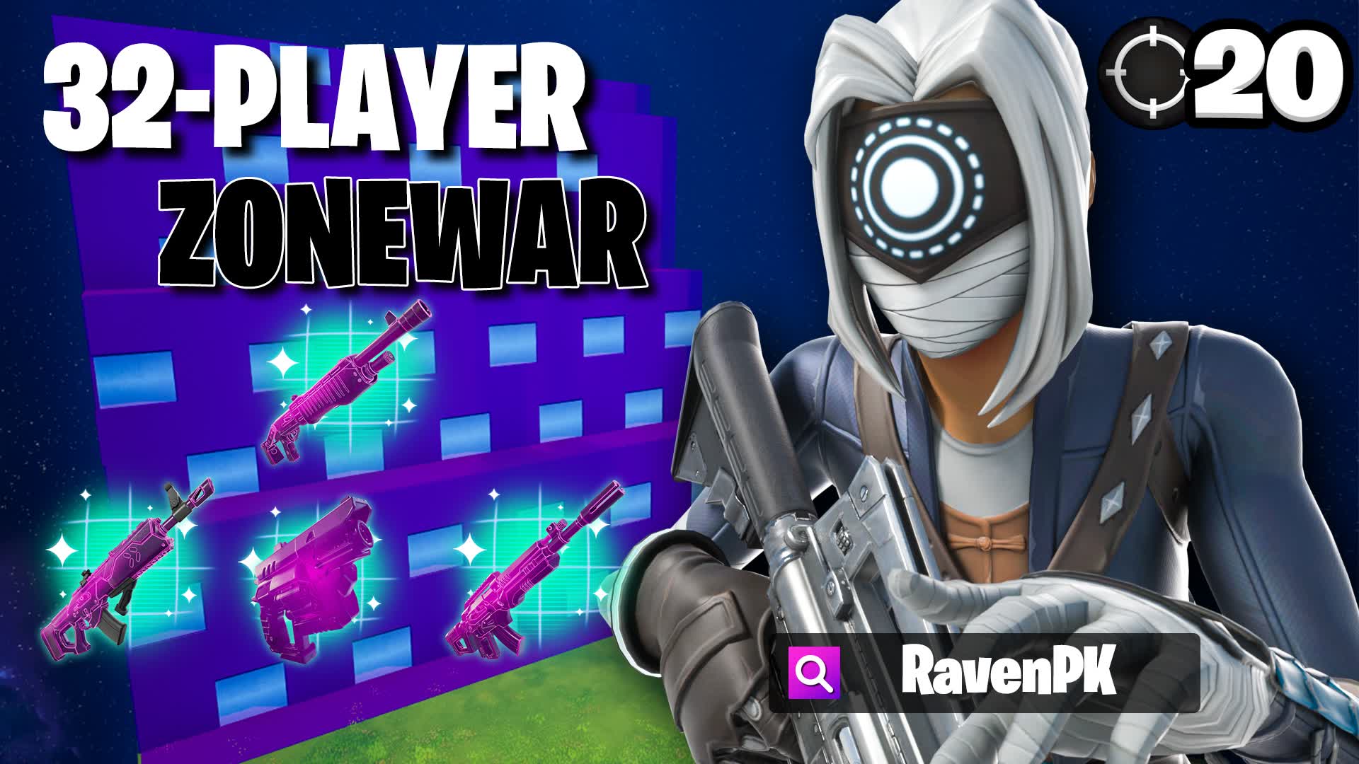 32 Player Solo Zonewar | RAVENPK