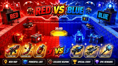 CRAZY RED VS BLUE 🔴🔵 RVB
