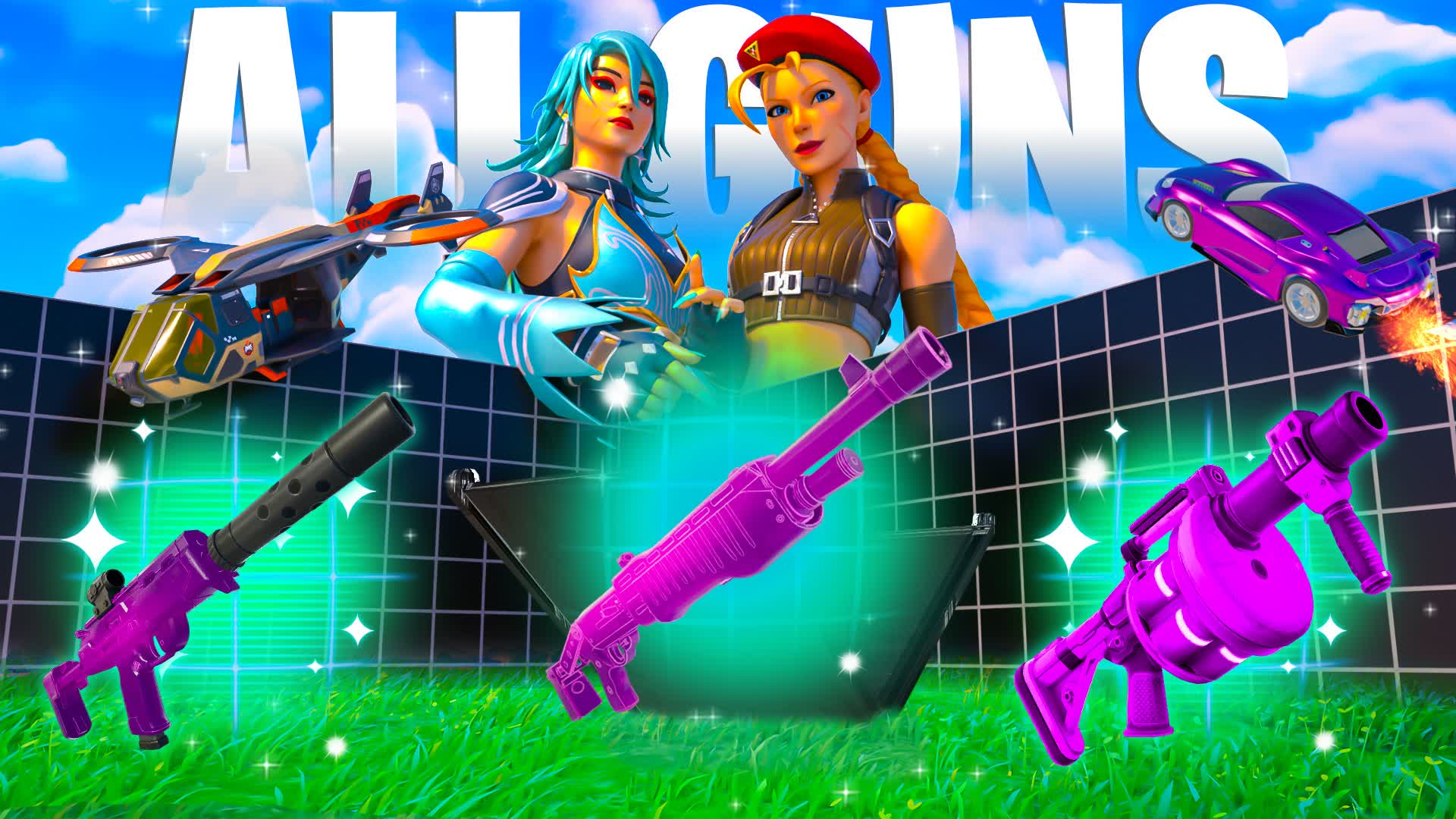 1v1v1 ALL GUNS FREE FOR ALL