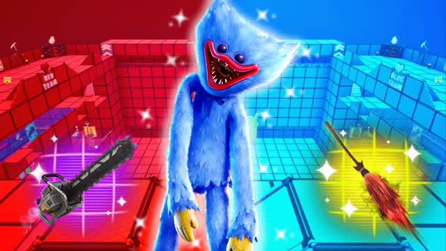 INSANE HUGGY WUGGY 💙 RED VS BLUE🔵🔴