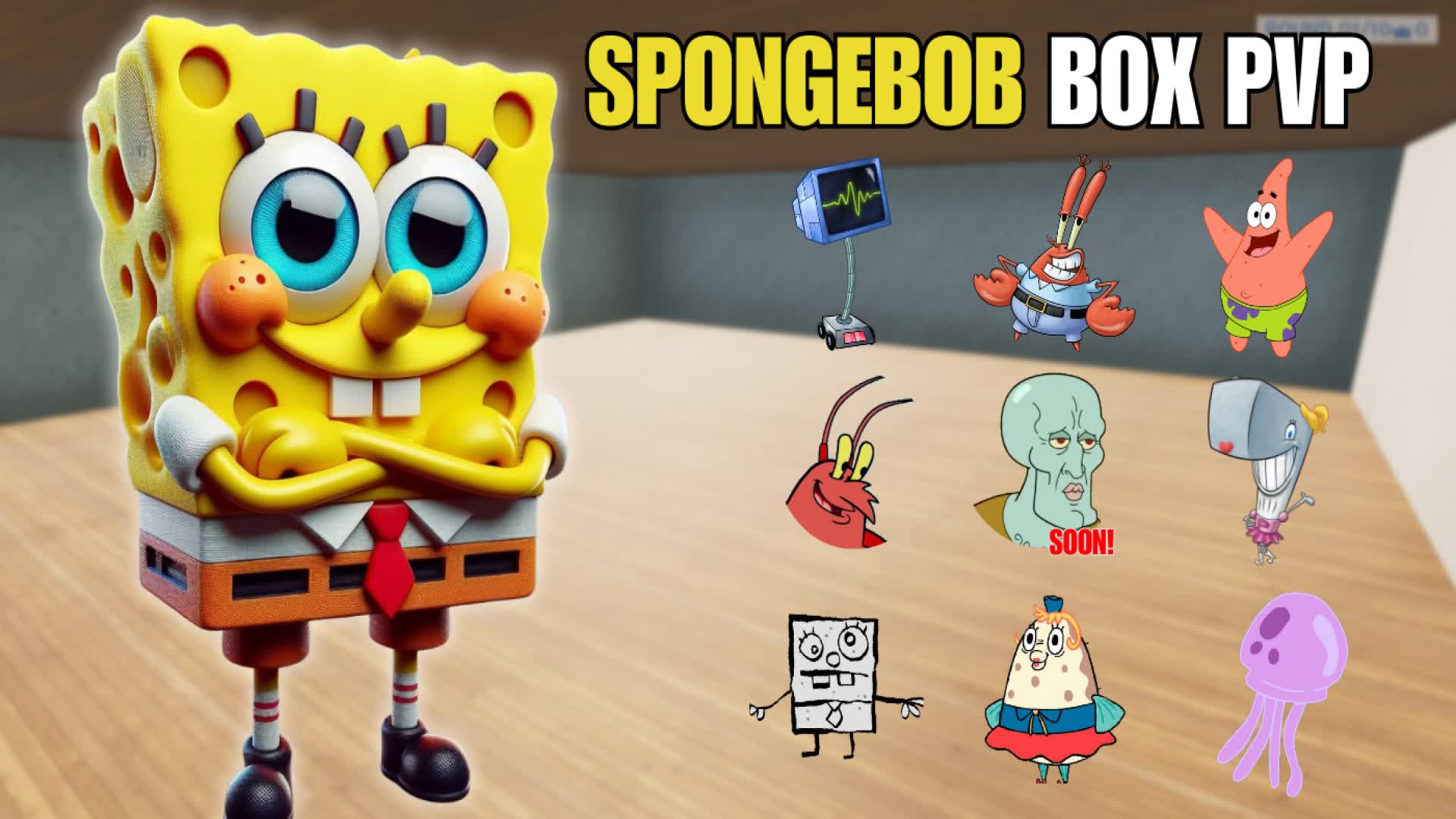 🧽SPONGEBOB BOX PVP📦 591865830584 by mkaybandz Fortnite Creative Map