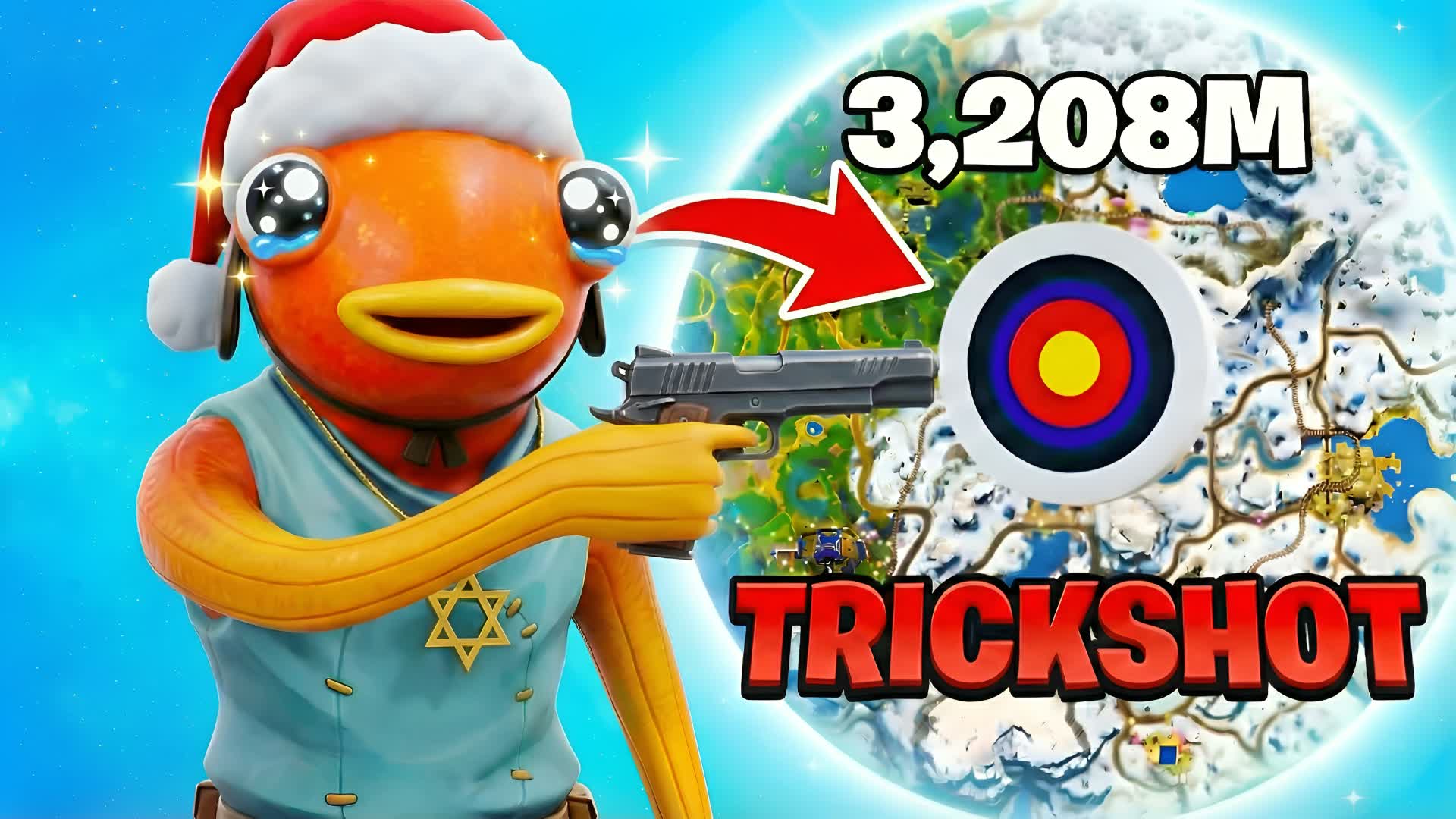 🎄CHRISTMAS TRICKSHOT PARKOUR🎯