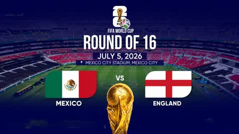 MEXICO vs ENGLAND WORLD CUP 2026 AZTECA