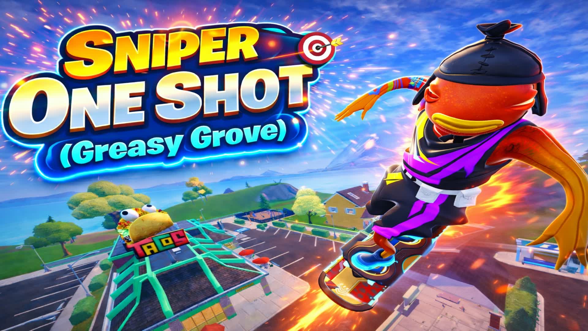 🎯SNIPER ONLY – ONE SHOT💀| Greasy Grove